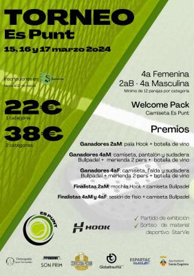 poster torneo TORNEO MARZO ES PUNT