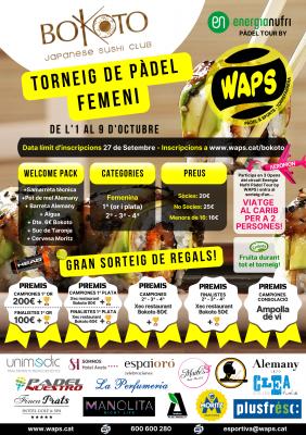 poster del torneo OPEN FEMENÍ BOKOTO