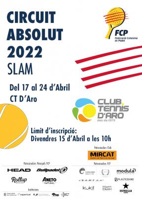 poster del torneo CIRCUIT ABSOLUT 2022 SLAM