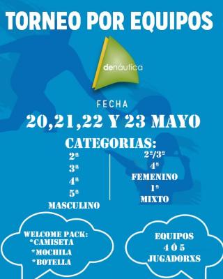 poster del torneo TORNEO POR EQUIPOS ACADEMIA DENAUTICA