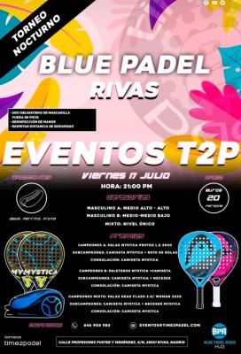 poster del torneo TORNEO NOCTURNO TIME2PADEL