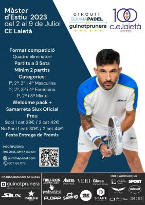 poster del torneo MÀSTER D'ESTIU