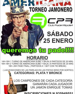 poster del torneo AMERICANA TORNEO JAMONERO