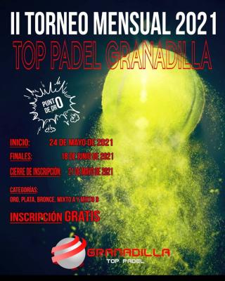 poster torneo II TORNEO MENSUAL 2021