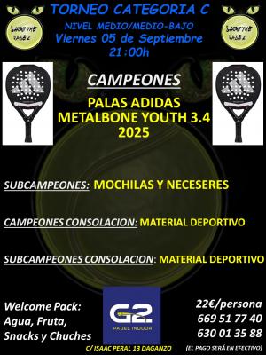 poster del torneo SHOWTIMEPADEL