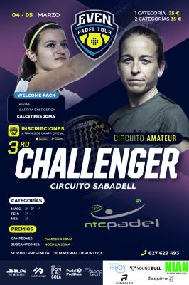 poster del torneo 3ER CHALLENGER EPT SABADELL