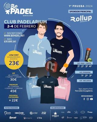 poster del torneo 1A PRUEBA DEL BEPADEL BARCELONA 2024