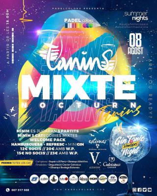poster del torneo MIXTO NOCTURNO TANINS