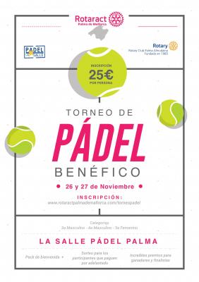 poster del torneo TORNEO BENÉFICO ROTARACT 2022