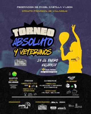 poster del torneo TORNEO ABSOLUTO FLOR DE ESGUEVA. PADEL LIVE