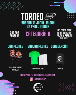 poster del torneo TORNEO DE PADEL