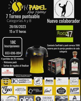 poster del torneo 7 TORNEO PUNTUABLE SUN PADEL