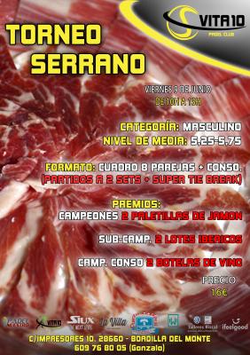 poster del torneo TORNEO SERRANO MAÑANERO