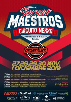 poster del torneo TORNEO MAESTROS CIRCUITO NEXXO