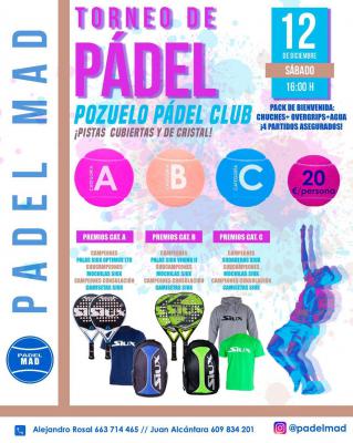 poster del torneo TORNEO DE PADEL 