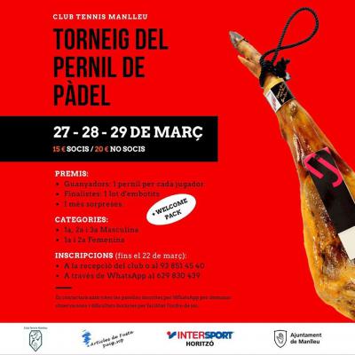 poster del torneo TORNEIG DEL PERNIL