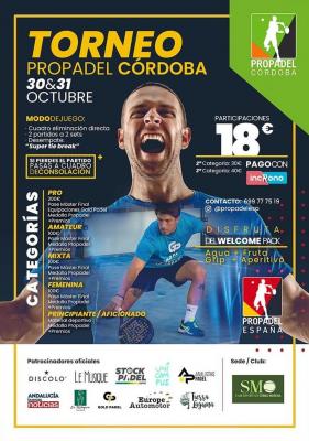 poster del torneo TORNEO PROPADEL CÓRDOBA