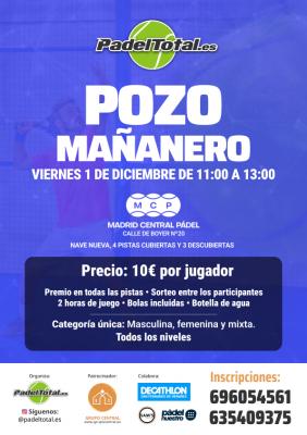poster del torneo POZO MAÑANERO