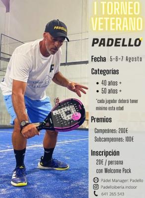 poster del torneo I TORNEO VETERANOS MASCULINO