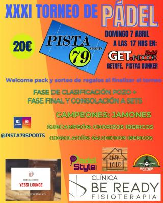 poster del torneo TORNEO PISTA 79 SPORTS