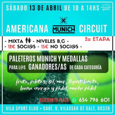 poster del torneo AMERICANA MUNICH CIRCUIT 2ª ETAPA
