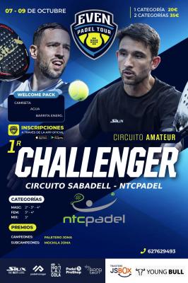 poster del torneo 1ER CHALLENGER EPT SABADELL
