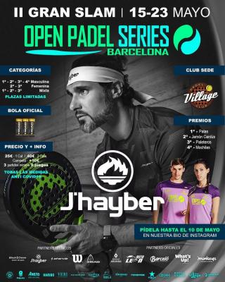 poster del torneo II GRAN SLAM OPEN PADEL SERIES
