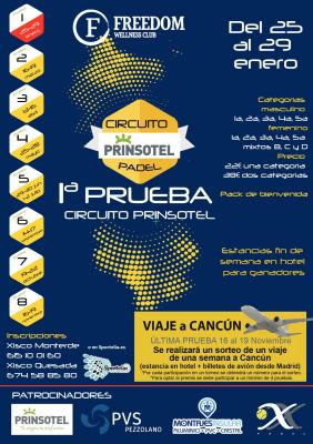 poster del torneo I PRUEBA CIRCUITO PRINSOTEL 2023