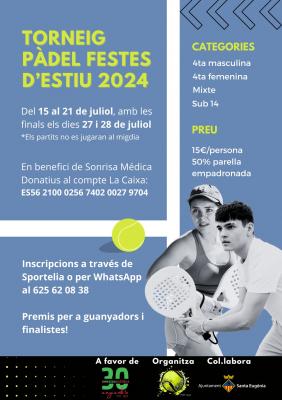 poster torneo TORNEIG DE FESTES 2024