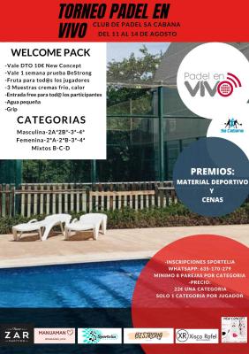 poster del torneo TORNEO PADEL EN VIVO