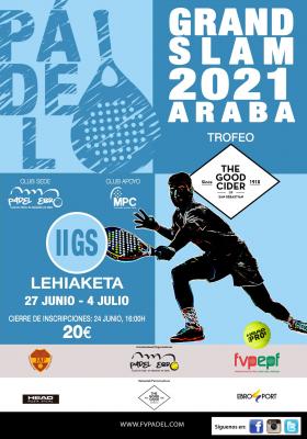 poster del torneo II PRUEBA GRAND SLAM ARABA - TROFEO THE GOOD CIDER OF SAN SEBASTIAN