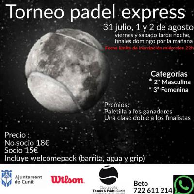 poster del torneo TORNEO EXPRESS