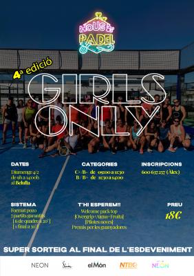 poster del torneo 4ª EDICIÓN GIRLSONLY