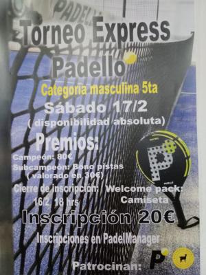 poster torneo TORNEO EXPRESS 5º
