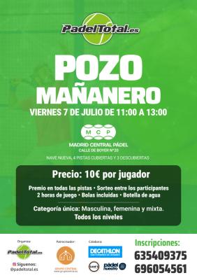 poster del torneo POZO MAÑANERO