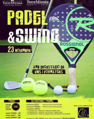 poster del torneo PADEL & SWING