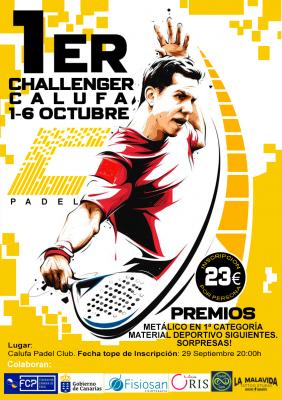 poster torneo 1º CHALLENGER CALUFA
