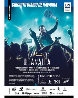 poster del torneo TROFEO CANALLA - 3ª PRUEBA CIRCUITO DIARIO DE NAVARRA
