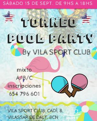 poster del torneo TORNEO POOL PARTY