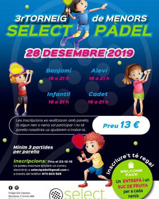 poster del torneo 3ER TORNEIG DE MENORS