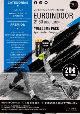 poster del torneo TORNEO NOCTURNO VIERNES 9 SEPTIEMBRE & EUROINDOOR