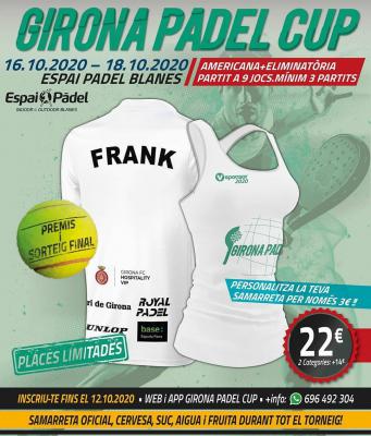 poster del torneo 2ª PRUEBA GIRONA PADEL CUP