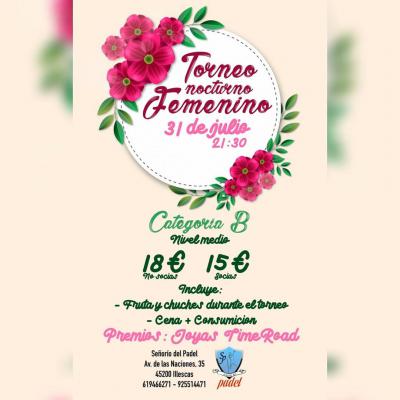poster del torneo TORNEO NOCTURNO FEMENINO
