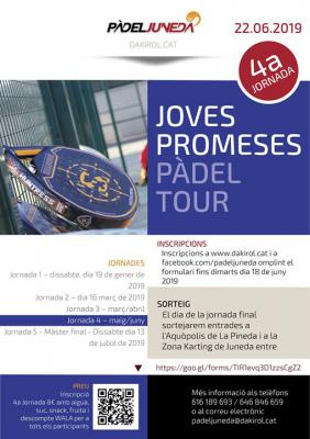 poster del torneo 4ª JORNADA JOVES PROMESES PADEL TOUR