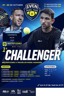 poster del torneo 1ER CHALLENGER EPT NUEVA MARINA MOTRIL
