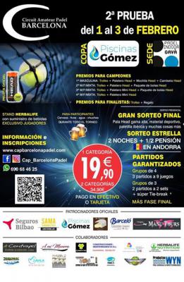 poster del torneo 2ª PRUEBA CAP BARCELONA
