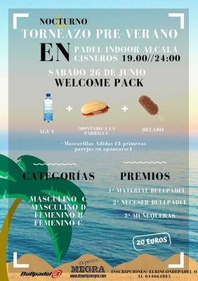 poster del torneo TORNEAZO NOCTURNO PRE-VERANO