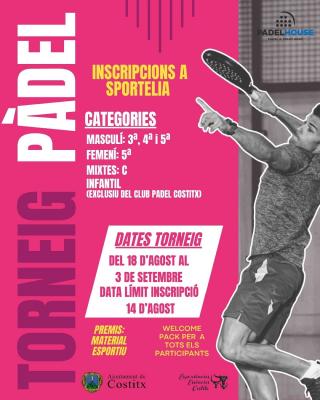 poster torneo TORNEIG FESTES DE LA MARE DE DÉU