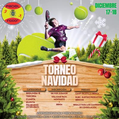 poster del torneo TORNEO NAVIDAD PADEL INDOOR ÉCIJA
