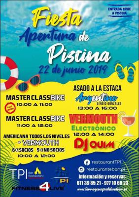poster del torneo AMERICANA FIESTA APERTURA DE PISCINA